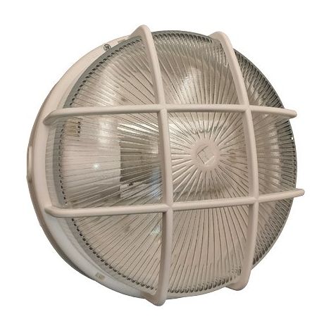 Plafoniera Ppl con Vetro Tonda con Griglia 230 V 23 cm 11,2 cm 2 Pezzi