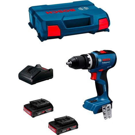 Bosch professional trapano a percussione bosch gsb 18v-65 (2 x 2,0 ah + gal 18v-20 + l-case) 4053423321043 (1/4)