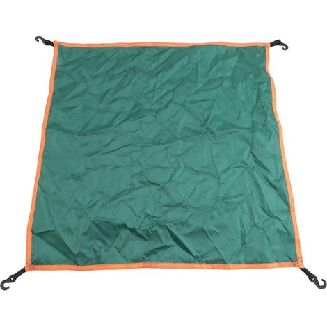 Bâche de rechange pour tente de camping extérieure avec puits de lumière, protection contre la pluie et ventilation de toit, auvent (vert) (1/5)