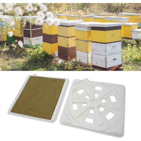 Ameisensäureverdampfer für Bienenstöcke – Kunststoffspender und Behandlungsschale für die Imkerei – Durchmesser 25,4 cm, Gewicht 124 g, Schale und Untersetzer im Lieferumfang enthalten (1/5)