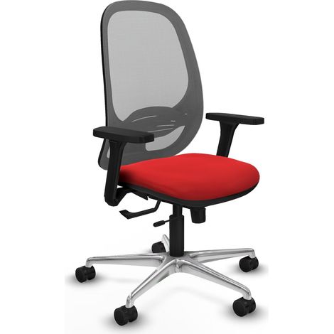 Sedia da ufficio piqueras y crespo Cilanco rosso comfort regolabile (1/2)
