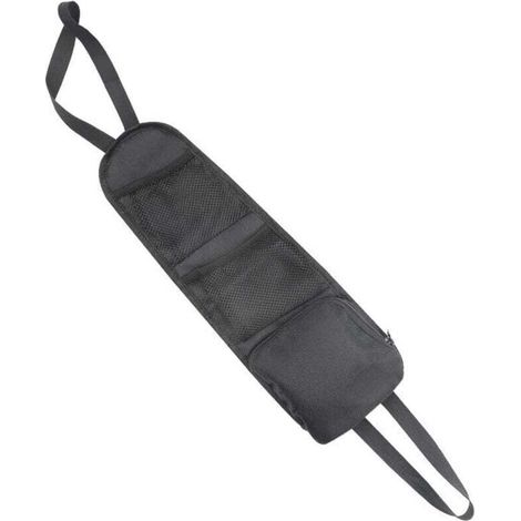 Organisateur Latéral de Siège, Sac de Rangement, Support de Téléphone, Poche en Filet pour Tous les Sièges d'auto de Passager Avant pour Voitures, Camions