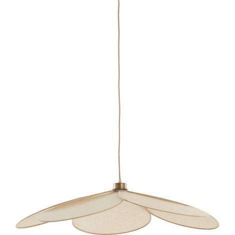 Light & Living - suspension - Fyano - beige - textile - Ø 79cm - (1/4)