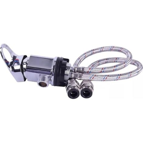Robinet mitigeur de douche polyvalent 12 avec queues en acier inoxydable de 800 mm, pour camping-car, pour camping-car et salle de bain (1/4)