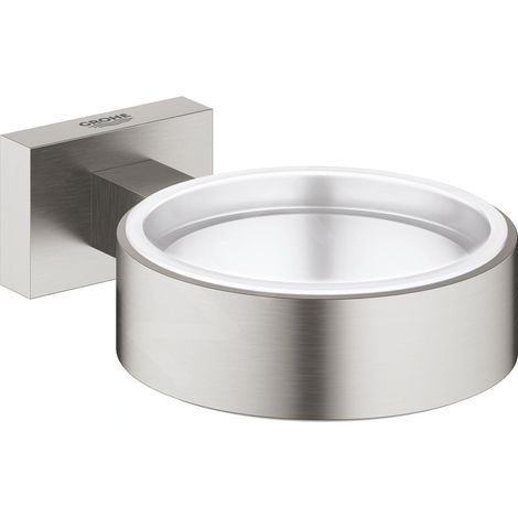Grohe Essentials Cube - Porte-verre/savon, supersteel 40508DC1 (1/3)