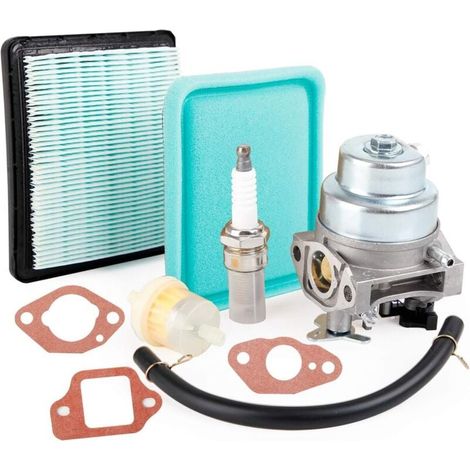 GCV160 Carburateur de tondeuse à gazon Carburateur : avec kit Tune Up Kit Filtre à air pour tondeuse GCV160A GCV160LA GCV160LE Moteur HRB216 HRR216 HRT216 HRZ216 HRZ216 (1/4)