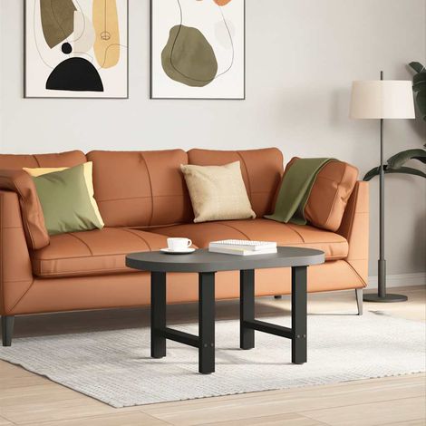 Maison Exclusive - Couchtischbeine Schwarz 2 Stk. 60x(42-43) cm S