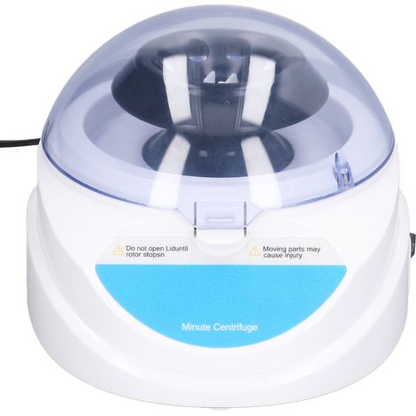 Mini centrifugeuse 4000 tr/min, petite centrifugeuse de paillasse portable pour une utilisation en laboratoire, 2 rotors, 100-240 V, norme européenne. (1/5)