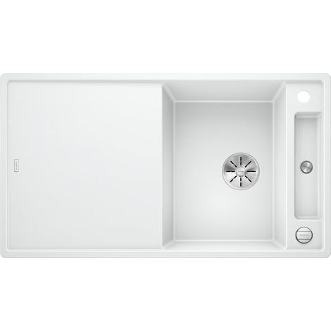 BLANCO Einbauspüle AXIA III 5 S Silgranit mit Glasschneidbrett, InFino, weiß (1/5)
