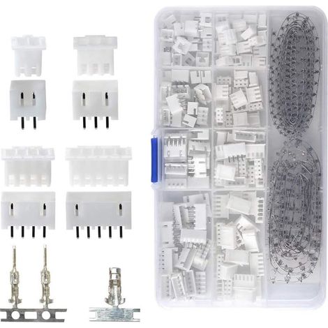 Connecteur JST-XHP - 560 Pièces - 18-26 AWG - Pas de 2,54 mm - Mâle et Femelle - Pour Projets DIY Électronique (1/5)