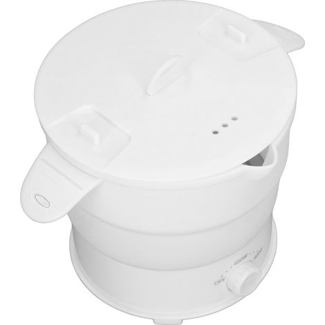 Réchaud électrique multifonction 1,2 L, portable et pliable, idéal pour la maison, les dortoirs, le bureau et les voyages (prise UE 220 V). (1/5)