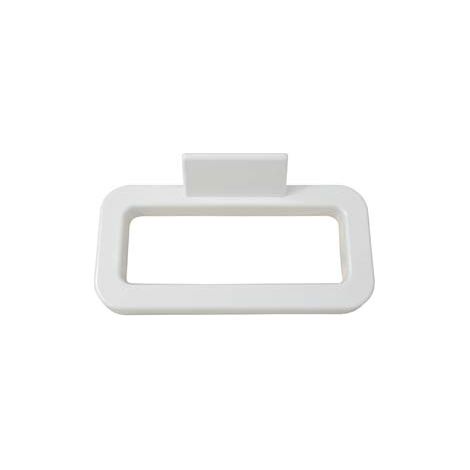 PORTASCIUGAMANI ANELLO IN PLASTICA BIANCO- - cm.17x18 blister pz.1 - 1 blister ELIPLAST