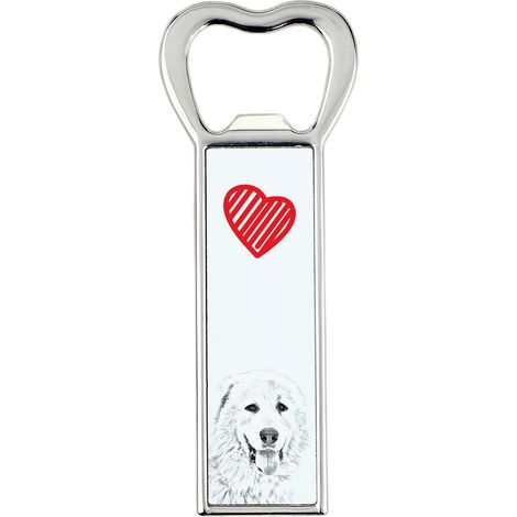 Mastino dei Pirenei - un apribottiglie con un cane, un apri-frigo personalizzato, un regalo unico per uomo di Art-Dog (1/5)