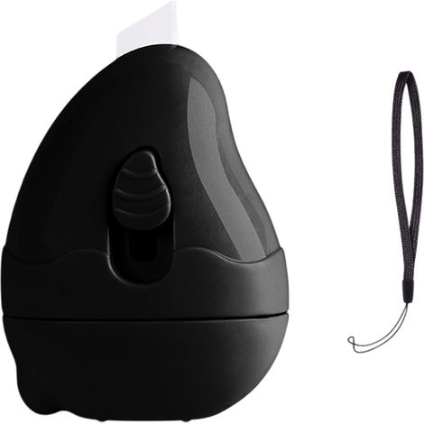 1 tampon à rouleau, protection identité, couteau intégré pour ouverture colis, encre rechargeable, usage bureau et télétravail (1/5)