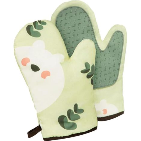 Non-slip Oven and Microwave Oven Gloves, Protective Gloves for Men and Women, Anti-scald and Comfortable (1/5)