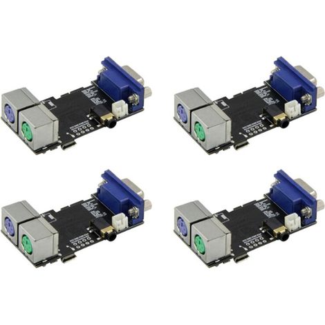Adatto per 4 moduli FabGL VGA32 VGA ESP32, PSRAM V1.4, controller PS/2, mouse, tastiera, libreria grafica, giochi, circuiti terminali ANSI/VT.