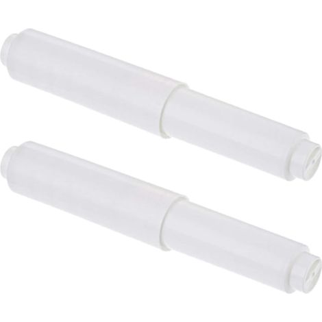 Porte-Rouleau Lot de 6 Pièces en Abs Blanc de Papier Toilette Flexible Enrouleur Pratique et Extensible pour Rouleaux de Papier Hygiénique à Domicile Restaurant (1/5)
