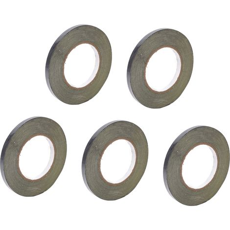 5-teiliges Acetat-Klebeband, 0,22 mm dick, 10 mm breit, 30 m lang, Isolierband für elektrische Leitungen, Standardausführung (1/5)