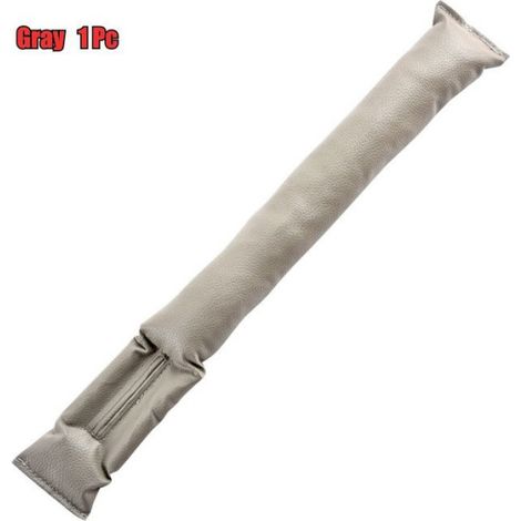 Remplisseur D'espace De Siege De Voiture - Cuir Pu - Universel Pour 90% Des Modeles - Gris - 1 Piece