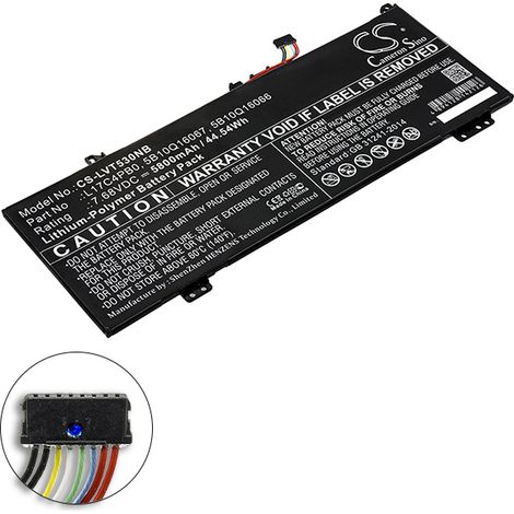 NX - Batterie ordinateur portable compatible Lenovo 7.68V 5800mAh - 5B10Q160665 (1/3)