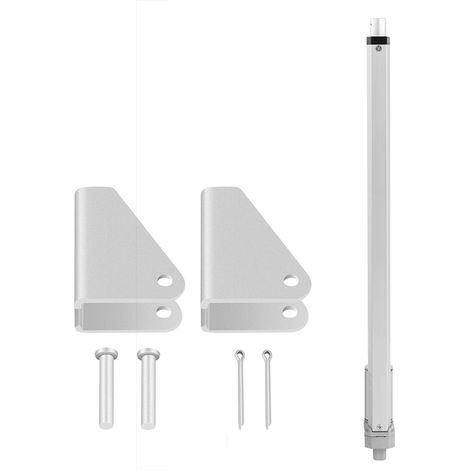 Vérin électrique 12V DC 1000N Course 150-500mm Moteur linéaire avec support Levage (500mm) (1/5)