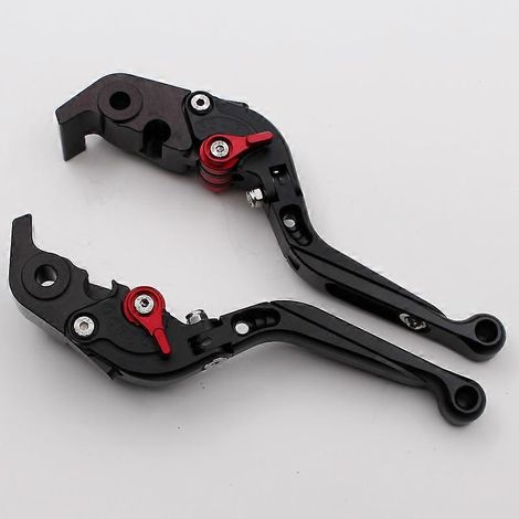 Convient aux motos MV Agusta/Agusta F4 RR/F4 RC, cornes de frein modifiées pour guidon (1 paire noire) (1/5)