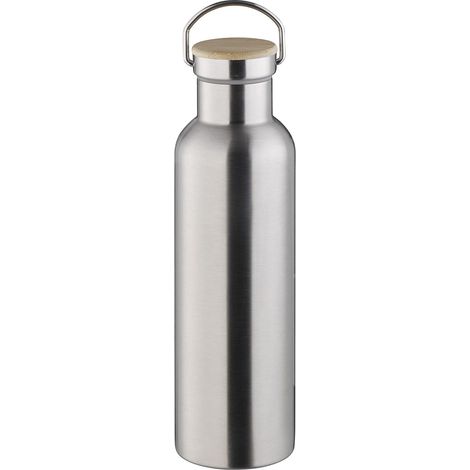 APS Borraccia in Acciaio Inox Resistente di Alta qualità, Bottiglia d'Acqua da 750 ml con Maniglia per Il Trasporto e Guarnizione di Ricambio. (1/5)