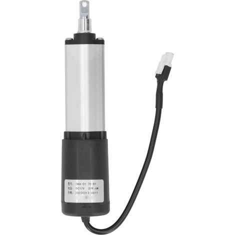 Linearer elektrischer Stellantrieb mit 70 mm Hub, 100 N Schubkraft, 12 V DC für Maschinen und Anlagen
