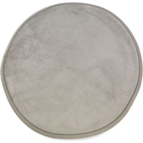 FLANELLE - Tapis rond extra-doux écru diam.70 (1/5)