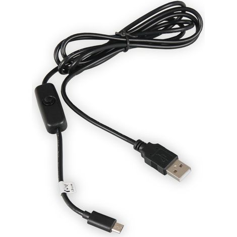 Joy-it K-1470 Strom-Kabel Raspberry Pi®, Arduino, BBC micro:bit [1x USB 2.0 Stecker A - 1x USB 2.0 S (1/2)