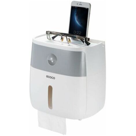 NALOOKAMIC Boîte à papier toilette porte-papier toilette porte-papier toilette boîte à papier rouleau sans poinçon tube de papier créatif boîte à papier (1/5)