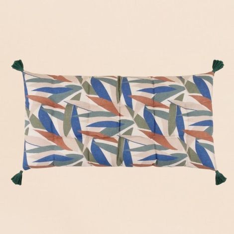 Matelas déperlant motifs feuillage 60x120cm (1/5)