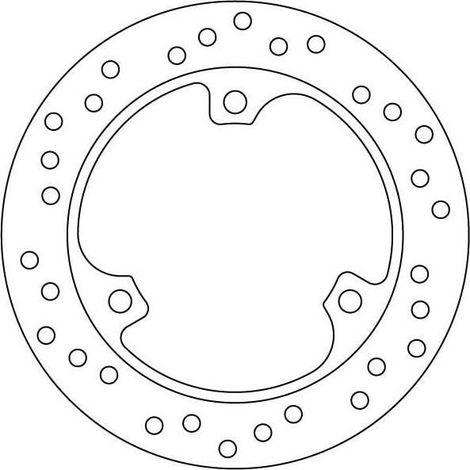 Disque de frein avant Perftec pour Scooter Honda 125 Ps I 2006 à