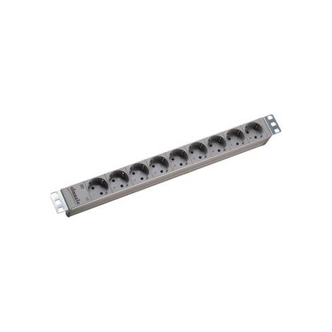 BACHMANN 19" 1U 9xCEE7/3 2,0m CEE7/7, 333.401