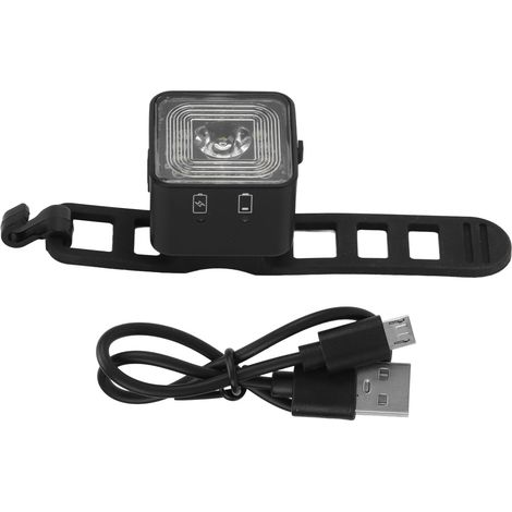 Feu avant de vélo E-105 étanche, super lumineux, à cinq niveaux de gradation, recharge rapide USB, accessoire cycliste pratique. (1/5)