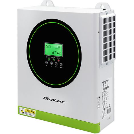 Qoltec Hybrid Off-Grid Solar Wechselrichter 3500kW 100A 24V MPPT Sinus WLAN-Option Leistungsfaktor 1,0 (1/5)