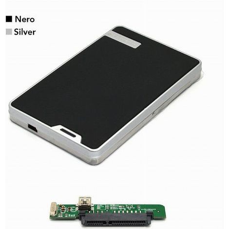 TrAdE Shop Traesio - Case Box Esterno Per Hard Disk Hd Hdd 2.5 Sata Auto Alimentato Usb 2.0 Sa-2.0b - (1/5)