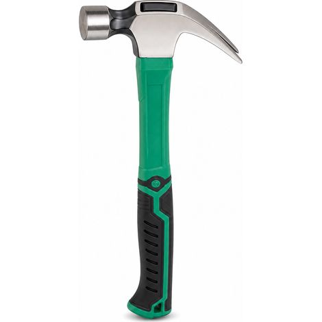 Marteau arrache clou multifonction 250 g manche fibre antichoc (1/5)