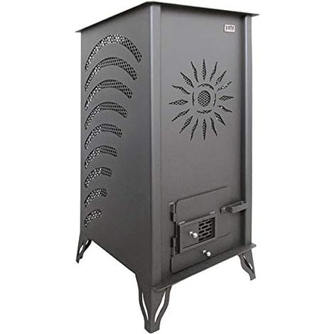 JOIMA - Estufa Biomasa Pellets-Orujo Modelo Mini Eco Sol 10 kW - Funciona sin electricidad (1/4)