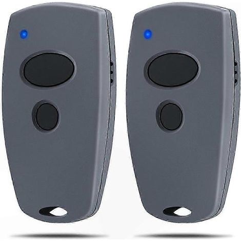 Lot de 2 télécommandes compatibles pour ouvre-porte de garage numérique, modèles 302, 304, 382 et 394 (1/5)