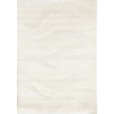 Tapis Déco en Relief "Jalisco" 120x170cm Naturel