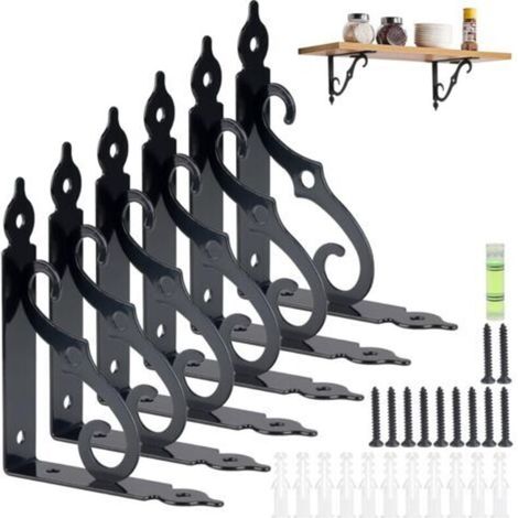 Stück Wandregalhalterungen, Eckstrebenstütze, 90-Grad-rechtwinklige Dreieckhalterungen mit passenden Schrauben und Dübeln für Garage, Küche, Garten, Schlafzimmer (140 x 110 mm, 40 kg)