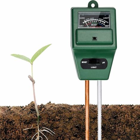 in 1 Soil PH Tester Soil Tester Kit Plant Moisture Tester PH Soil Meter for Flowers/Grass/Plant/Garden/Farm/Lawn (1/5)
