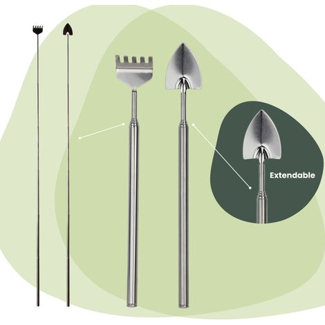 Kit d'outils pour Terrarium - Râteau et Pelle pour Entretien de Mini Plantes - PANGIVO