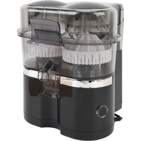 Presse-agrumes électrique à Double Tête, Presse-agrumes Portable 100 W, Presse-Citron Facile à Nettoyer, Extracteur de Jus D'orange Silencieux pour Citron Vert, Pamplemousse (1/5)