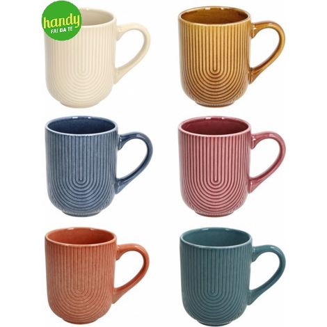 Tazza Mug Tognana Madrid Arlena 390 cc in Stoneware Colori Assortiti (1/5)