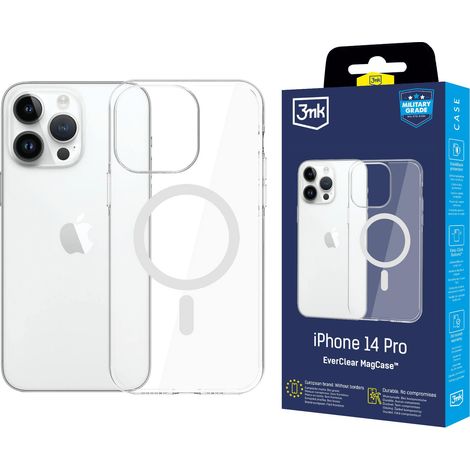 Étui magnétique 3mk EverClear pour iPhone 14 Pro (1/5)