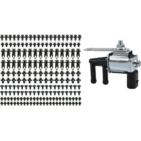 190 clips de fixation à rivets pour garniture de voiture et 1 électrovanne de purge de canister pour 6 626 MPV MX5 RX-8 Protege (1/5)