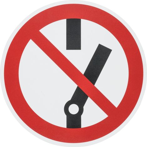 HAZET Panneau d'avertissement "Interrupteur hybride" 200-2