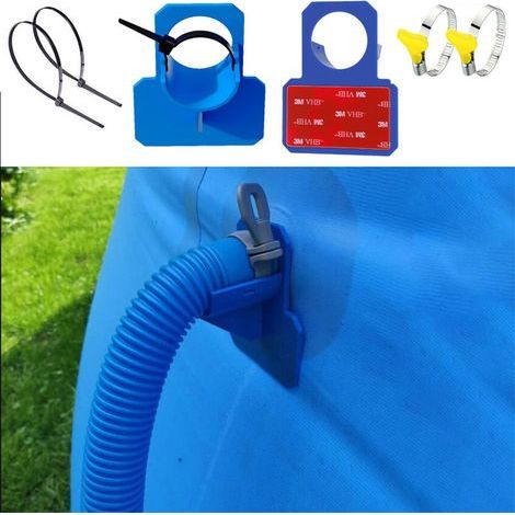Poolpumpenschlauch für Aufstellpools mit Halterungen, Poolschläuche mit Poolschlauchhalterungen für Pools (1/5)